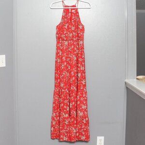 Nine Britton stitch fix floral key hole maxi dress